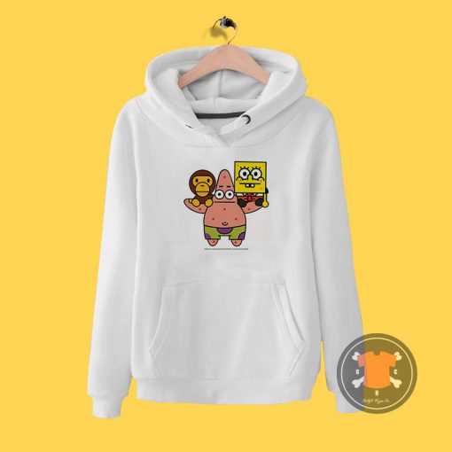 2008 Baby milo Bape X Spongebob Rare Hoodie