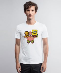 2008 Baby milo Bape X Spongebob Rare T Shirt
