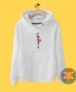 4th of July Girl Salute Hoodie