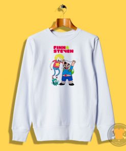 Adventure TIme Finn and Steven Universe Sweatshirt