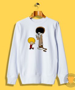 Afro Calvin and Hobbes Sweatshirt