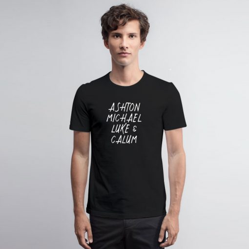 Ashton Michael Luke Calum 5SoS T Shirt