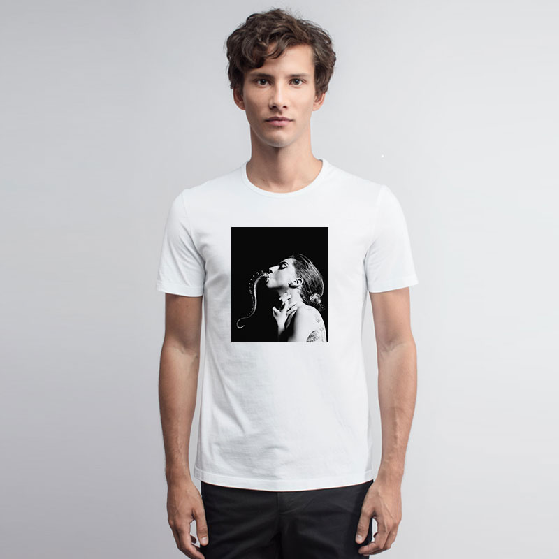 Awesome Lady Gaga Coachella Tentacle T Shirt