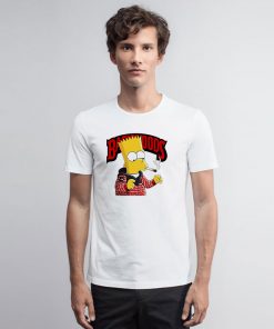 Backwoods Bart Simpson Smoking T Shirt