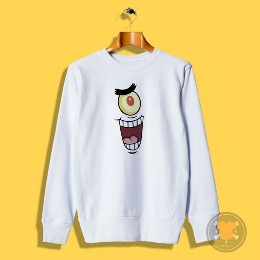Bad Nickelodeon Plankton Face Sweatshirt