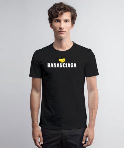 Bananaciaga Balenciaga Black T Shirt