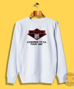 Beastie Boys Licensed to Ill Tour 1987 Sweatshirt