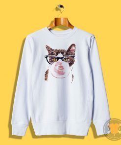 Bubble Gum Cat Sweatshirt