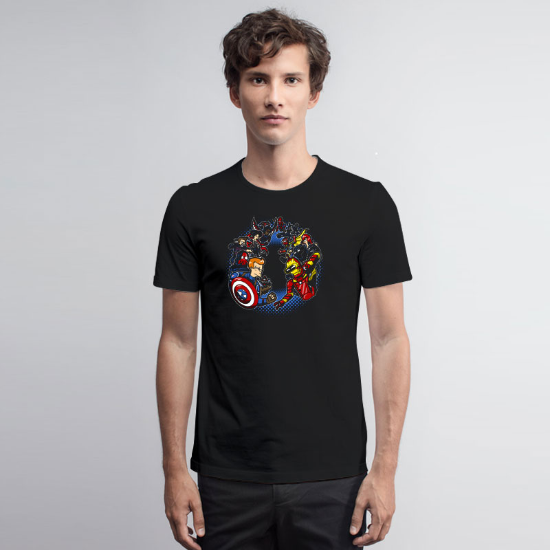 Captain Earthica Future War T Shirt