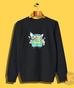 Cheech And Chong With Scooby Doo Smoke Sweatshirt