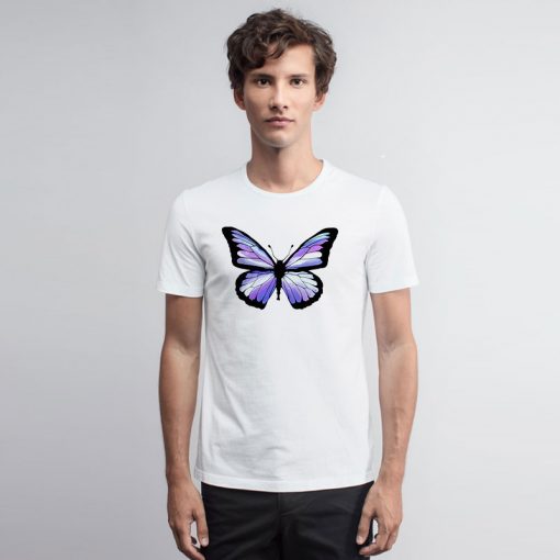 Cool Color Butterfly T Shirt