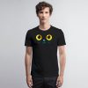 Curious Black Cat Eyes T Shirt