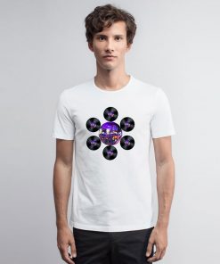 Disco Record Flower T Shirt