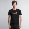 Ginger Cat with Teal Bow Tie T Shirt