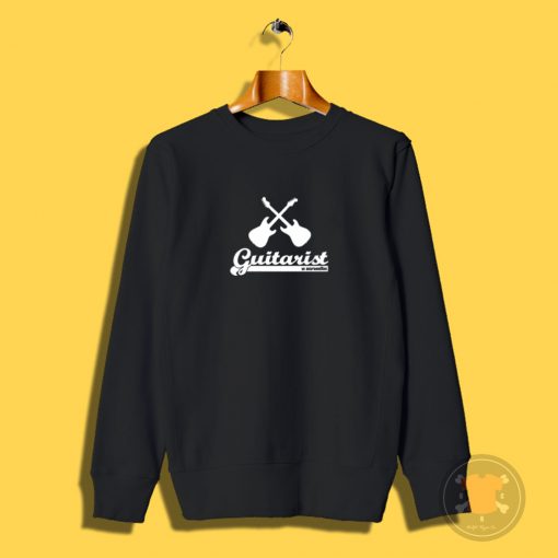 Guitarist 2 guitars and text Sweatshirt