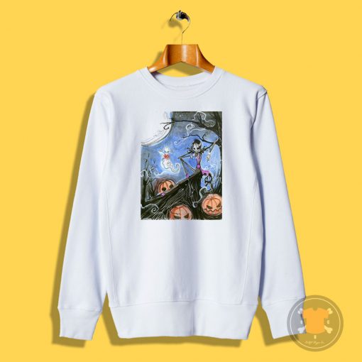 John Skellington landscape Sweatshirt