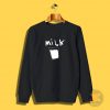 Milk Tee Sweatshirt