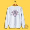 Pink Radial Mandala Flower Sweatshirt