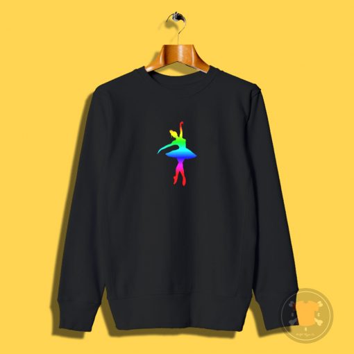 Rainbow Ballerina Sweatshirt