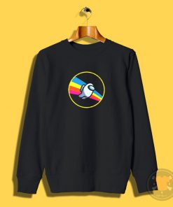 Retro Space Flying Sweatshirt