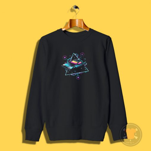 Retro Wave Time Machine Sweatshirt