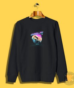 Retro Wheeking Guinea Pig Sweatshirt