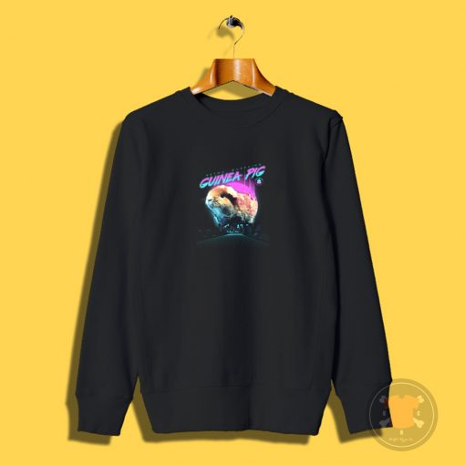 Retro Wheeking Guinea Pig Sweatshirt