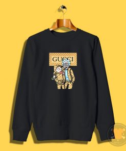 Rick and Morty Wearing Gucci Sweatshirt