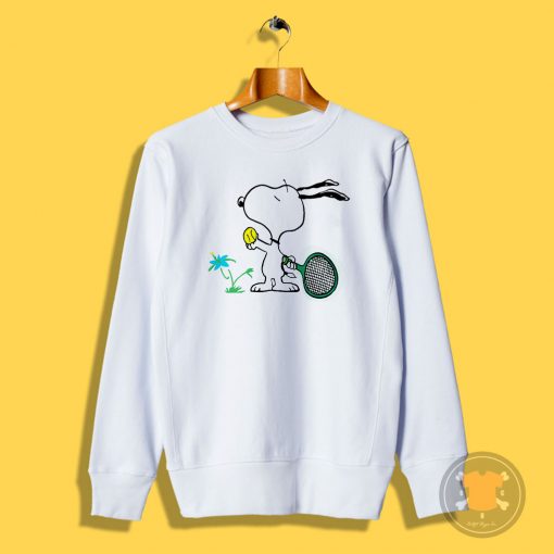 Snoopy Play Tennis Sweatshirt
