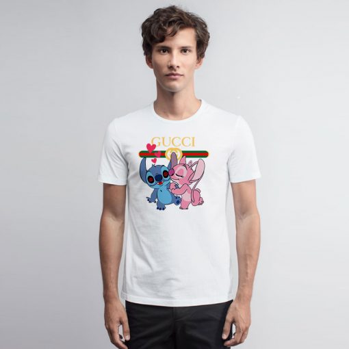 Stitch Angel Kiss Gucci T Shirt