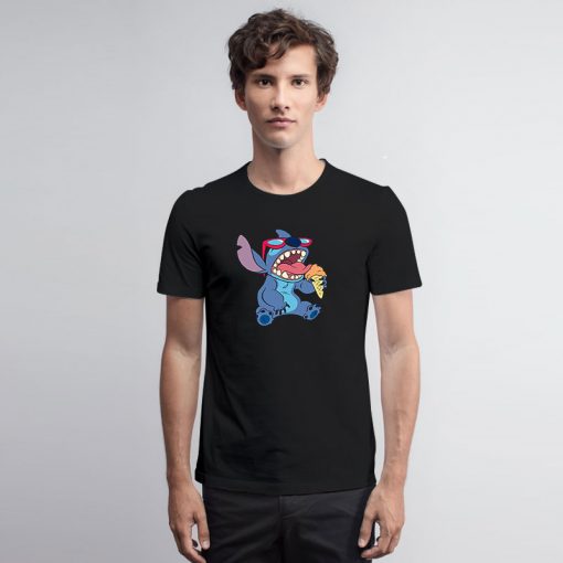 Stitch Eat Ice Cream Funny T Shirt