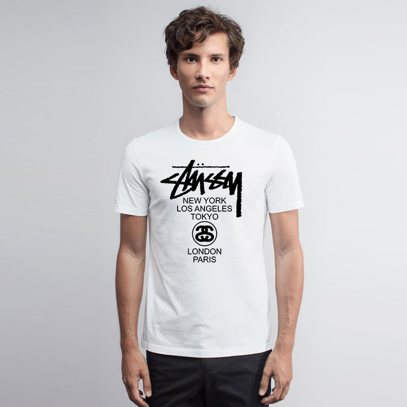 Find Outfit Stussy World Tour T-Shirt for Today - Outfithype.com