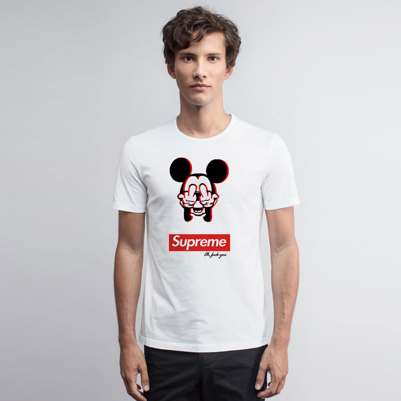 Mickey supreme shirt hot sale