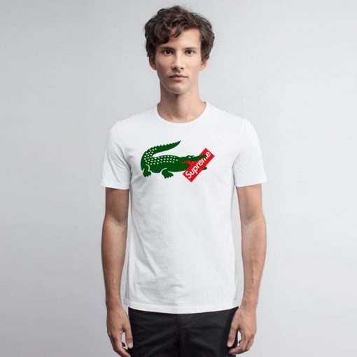 Supreme X Lacoste Collab T Shirt