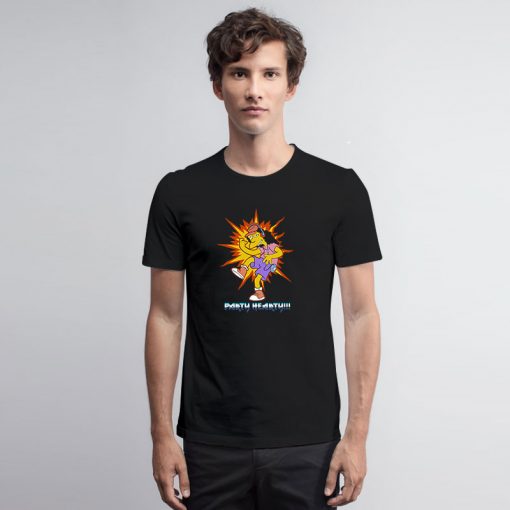 The Simpsons Party Hearty Metal Vintage T Shirt