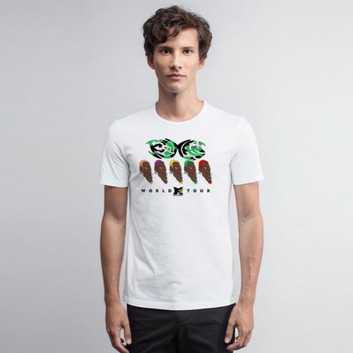 Thrashed 90s Dennis Rodman MTV World Tour T Shirt