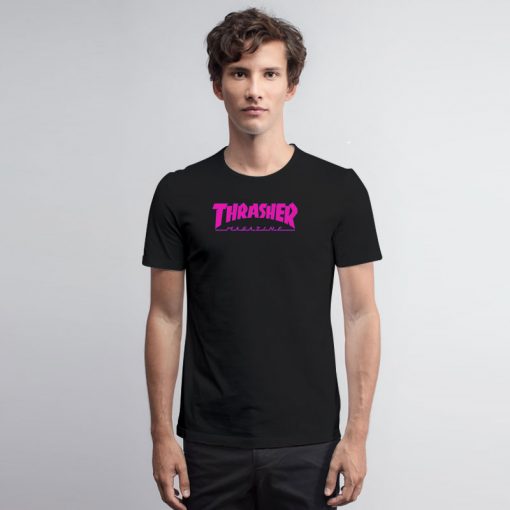 Thrasher Pink Flame T Shirt