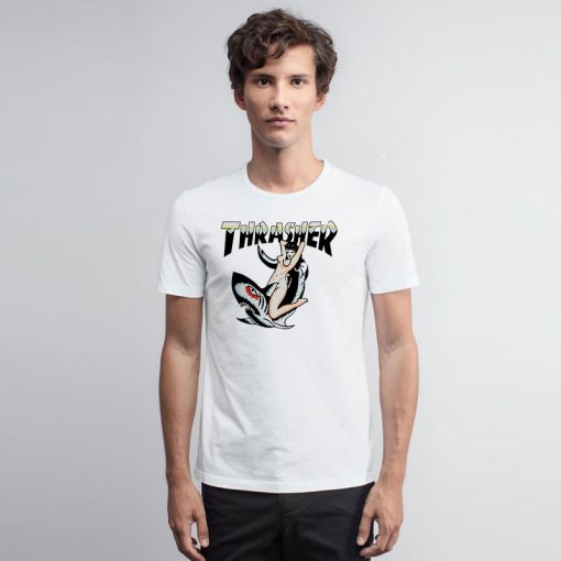 Thrasher Shark Tattoo T Shirt