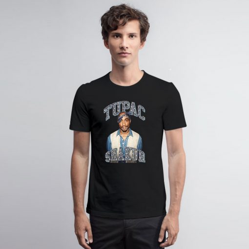 Tupac Shakur Glitter T Shirt