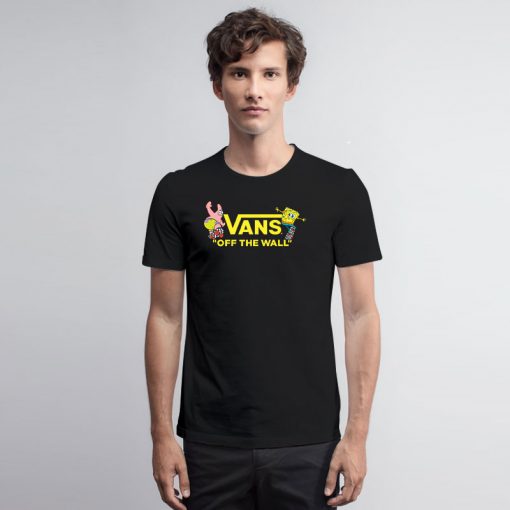 Vans Spongebob Squarepants Collaboration Yellow T Shirt