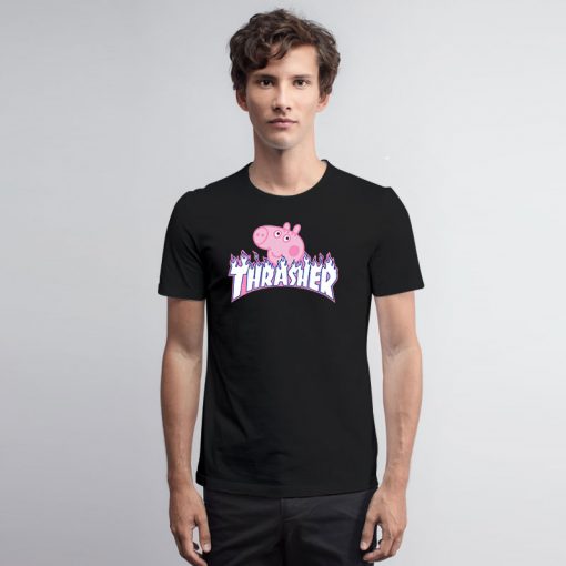 thrasher Peppa Pig cute T Shirt