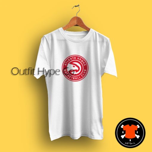 Atlanta Hawks Logo White T Shirt