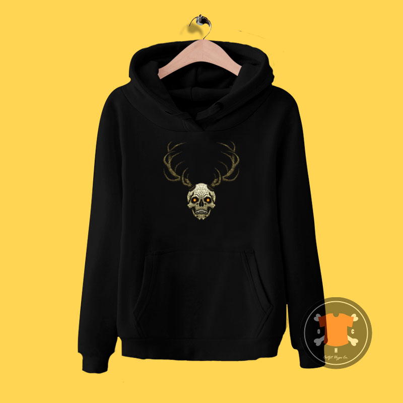 Cernunnos Skull Azhmodai 2019 Hoodie