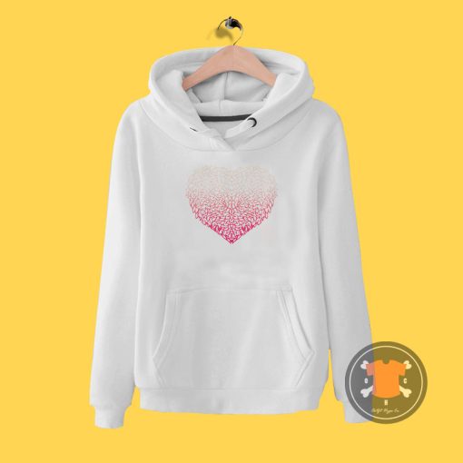 Pink Heart Hoodie