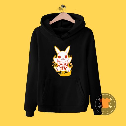 Pokemon Pikachu Skeleton Hoodie