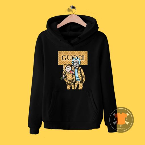 Rick and Morty Wearing Gucci Hoodie