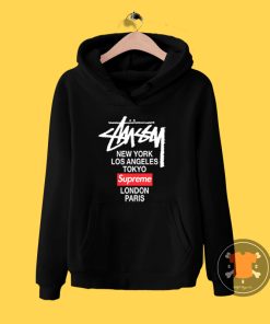 Supreme x Stussy Collab Hoodie