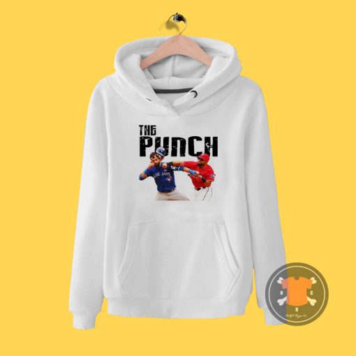 The Punch Rougned Odor Jose Bautista Texas Vs Toronto Trending Baseball T Shirt Hoodie