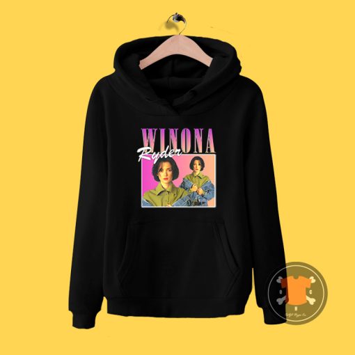 Winona Ryder Vintage Retro Hoodie