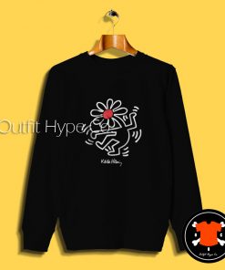Keith Haring Dancing Flower Sweatshirt lower T Shirt 2